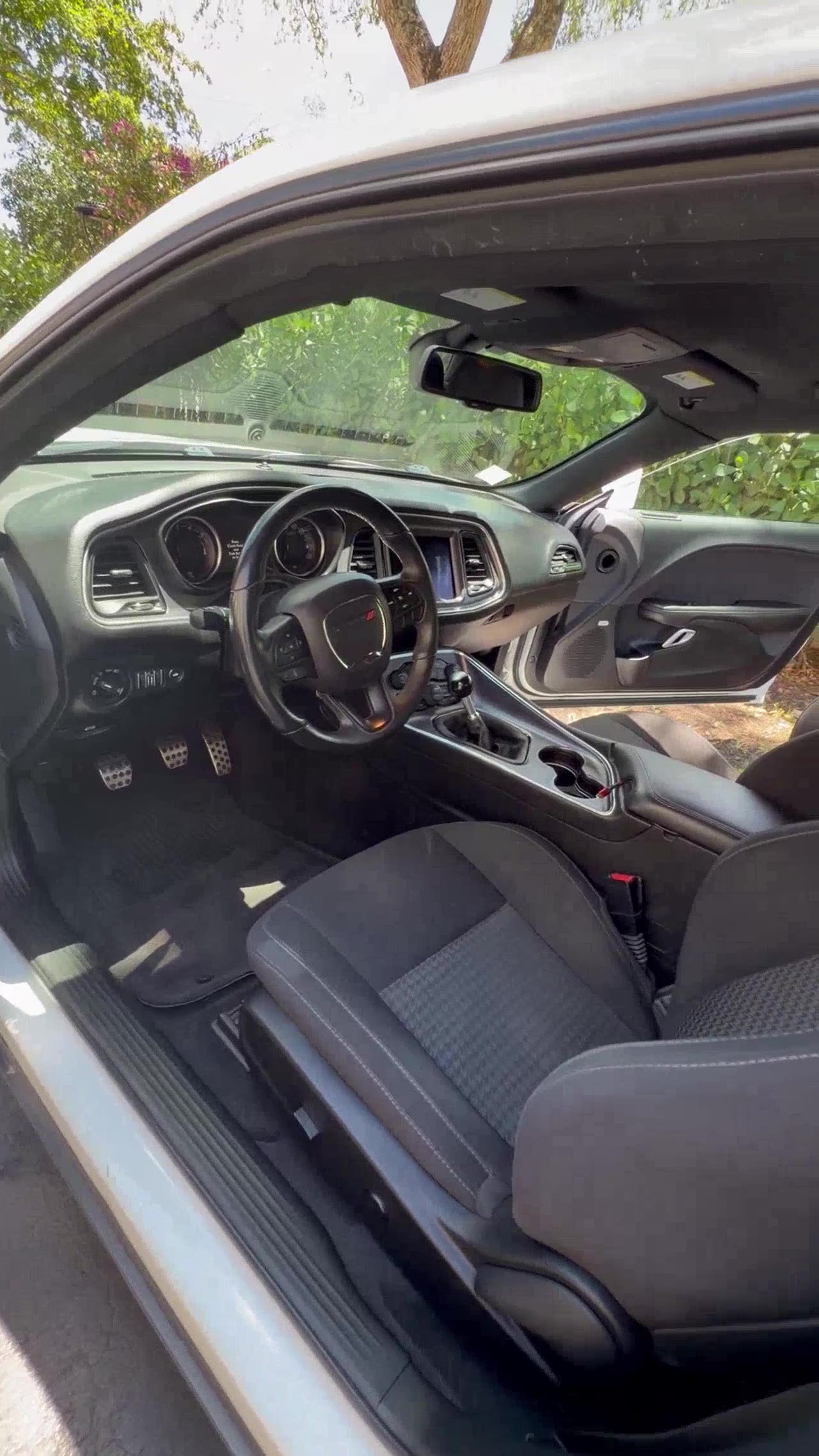 Challenger interior — cleaned and conditioned